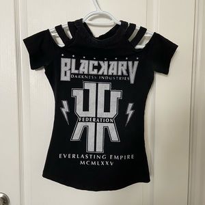 BlackKarv original top with black bling detailing